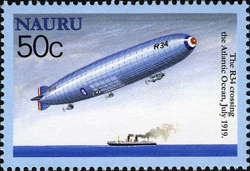 R 34 over the Atlantic