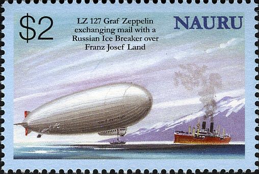 Mail Exchange between LZ 127 "Graf Zeppelin" and a Russian I