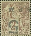 Type Alphée Dubois overprinted and surcharged