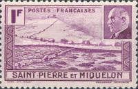 Cliff, Lighthouse Portrait of Marshal Petain
