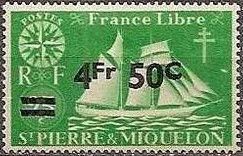 Fishing Boat of St. Malo surcharged