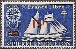 Fishing Boat of St. Malo surcharged