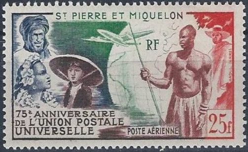 75th Anniversary of the Universal Postal Union (UPU)