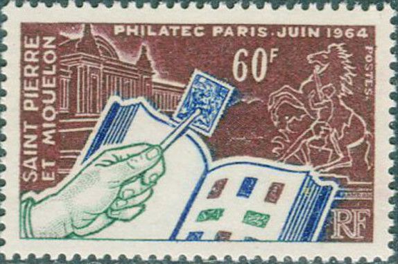 Philatelic Exhibition "Philatec", Paris, june 1964
