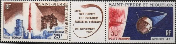 Launch of the First French Satellite, to Hammaguir