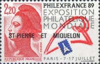 PhilexFrance '89. Philatelic Exhibition in Paris