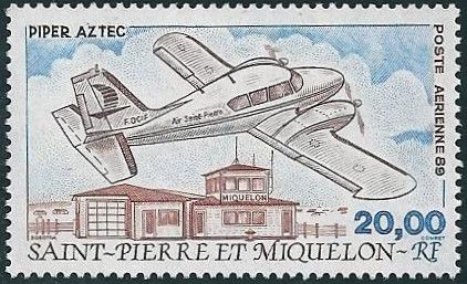 Piper Aztec and Miquelon Airport
