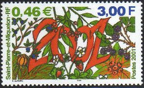 2001 In A Setting Of Flowers And Berries