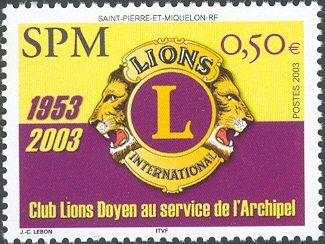 Fiftieth Anniversary of the Lions Club Dean of Saint Pierre