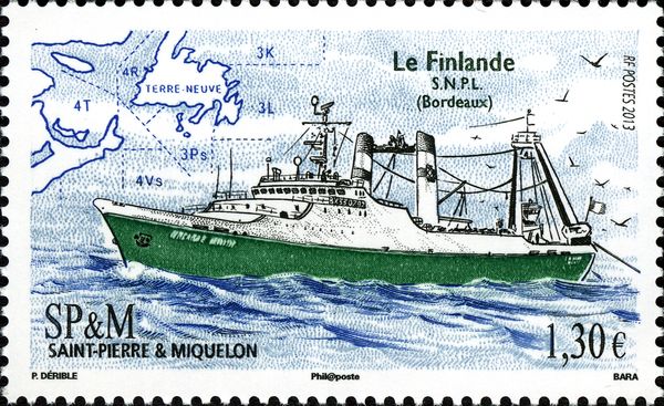 Stern Trawler "Finlande III“ 1973