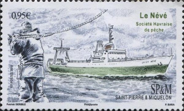 Ship "La Neve" of the Le Havre Fisheries Society