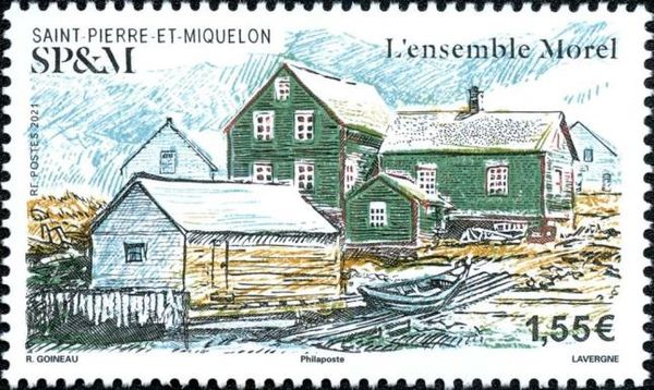 View of Morel Complex, Ile aux Marins