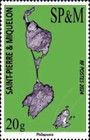 Map of Saint Pierre and Miquelon