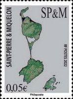 Map of St. Pierre and Miquelon