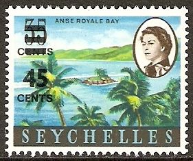 Anse Royal Bay surcharged