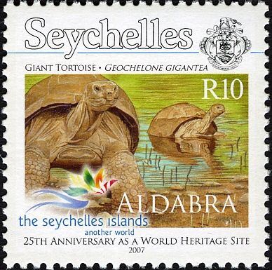 Aldabra Giant Tortoise (Aldabrachelys gigantea)