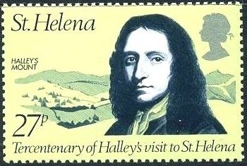 Halley and Halley's Mount, St. Helena