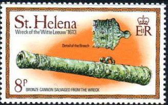 Bronze cannon salvaged from the wreck