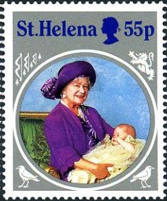 With Prince Henry at his christening