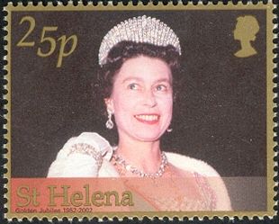 Queen Elizabeth II in evening dress, 1967