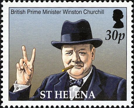 British Prime Minister Winston Churchill