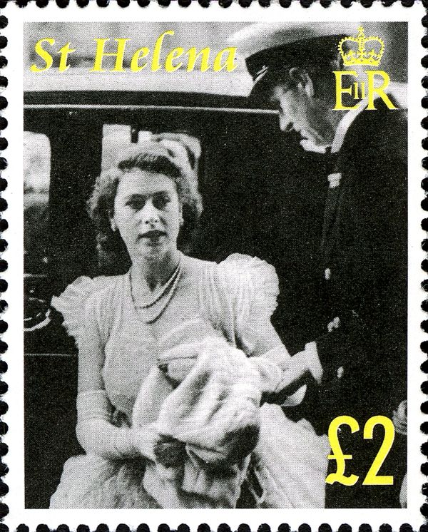 Princess Elizabeth getting out of car