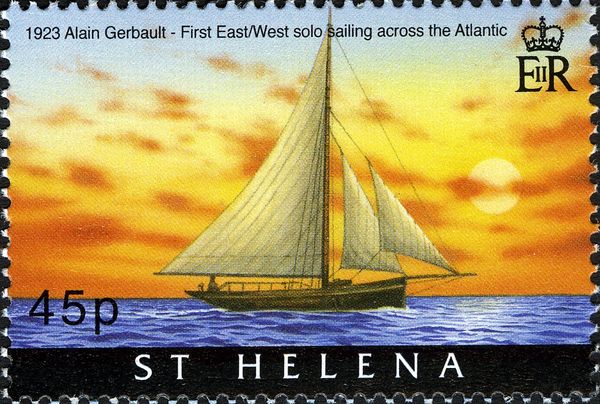 Alain Gerbault's sloop "Firecrest", 1923