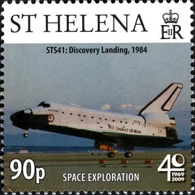 STS 41 Discovery landing, 1984