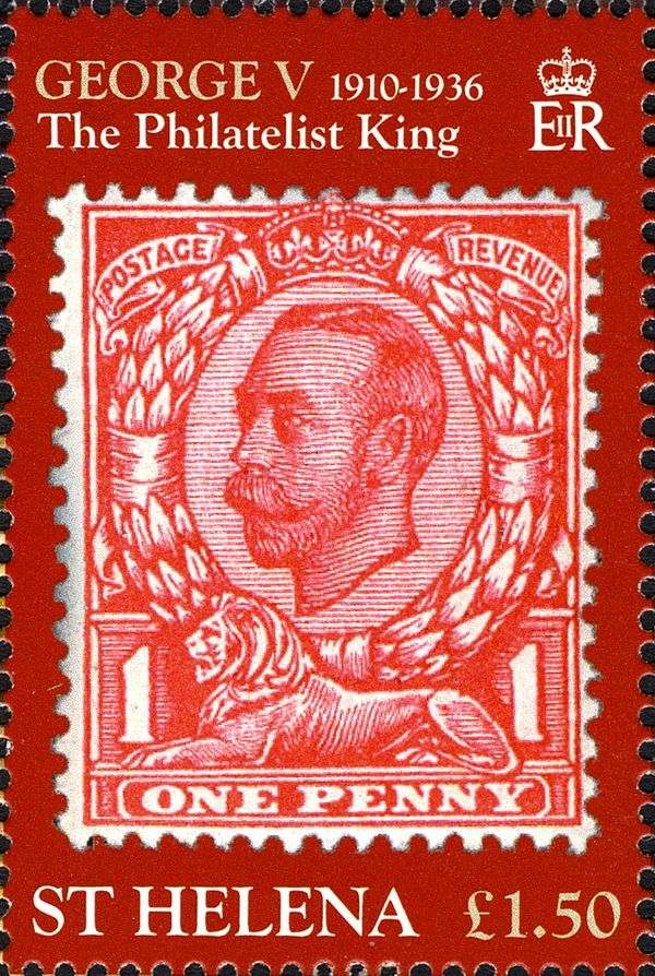 Great Britain King George V 1912 1d. Stamp