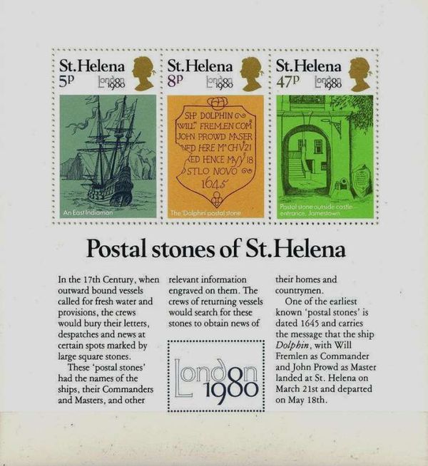 Postal stones of Saint Helena