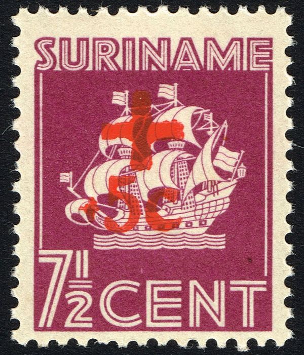 Van Walbeeck’s ship (overprinted)