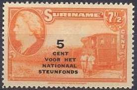 Queen Wilhelmina (overprinted)