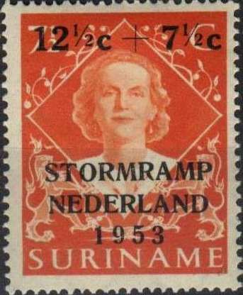 Queen Juliana (overprinted)