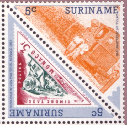 Monaco Locomotive stamp MiNr 45