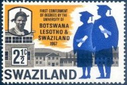 King Sobhuza II, University buildings, and graduates