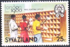 Mail sorting office