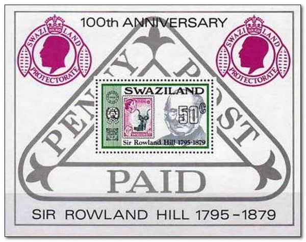 Rowland Hill and stamp