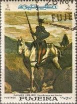 Don Quixote in the Mountains, by Honoré Daumier
