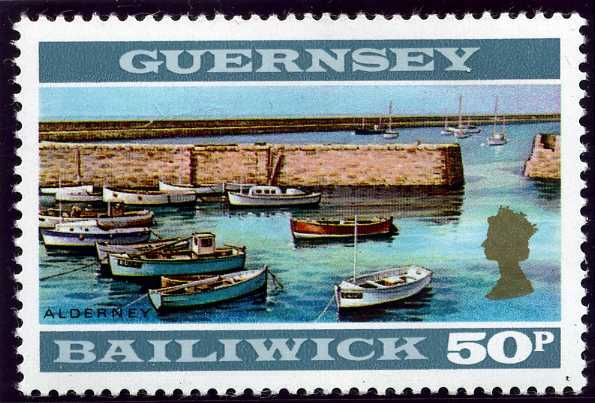 View of Alderney, Braye Harbor