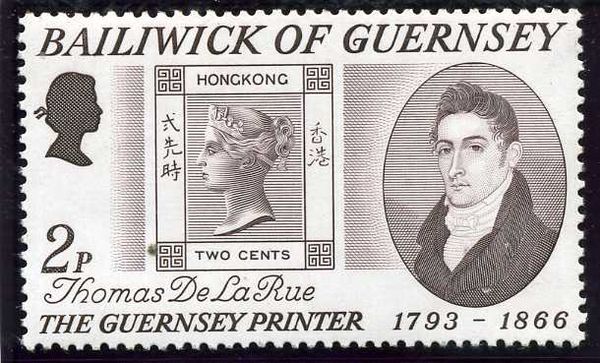 Thomas de la Rue (1793-1866), Hong Kong Nr. 1