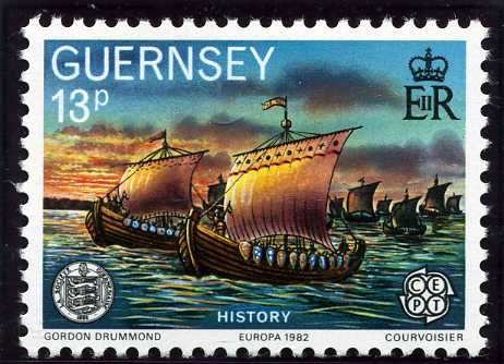 French Invasion Fleet crossing the English Channel, 1066