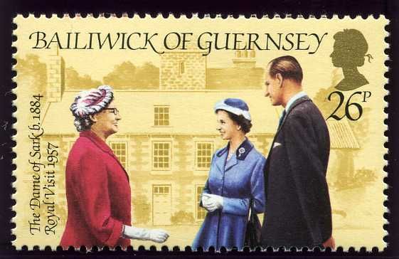 Receiving Queen Elizabeth II and Prince Philip, 1957