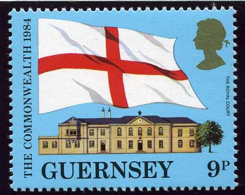 Flag of Guernsey, The Royal Court