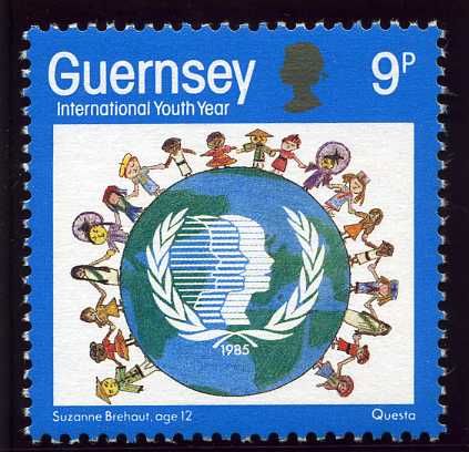 I.V.Y. Emblem and Young People of Different Races