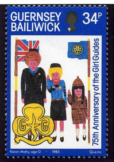 Guide Leader, Girl Guide and Brownie