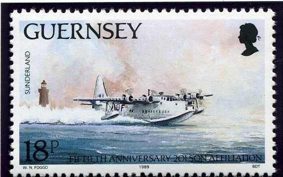 Short S.25 Sunderland Mk V Flying Boat taking off