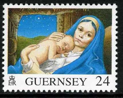 Mary Cradling Jesus