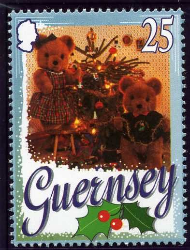 Teddy Bears decorating the Christmas Tree