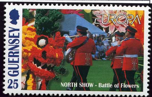 Marching Band and "Battle of Flowers" Exhibit, North Show
