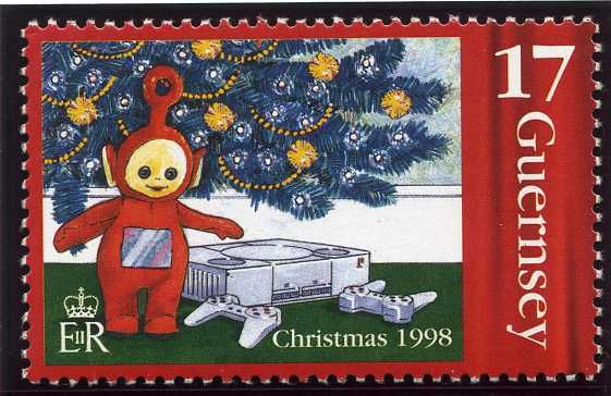 Modern Tree, Teletubby and Playstation, Christmas 1998
